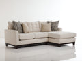 Ecksofa Stoffbezug 290x220x85 cm - Beige - Modernes Design