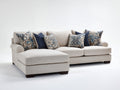 Ecksofa Stoffbezug 300x230x85 cm - Beige - Modernes Design