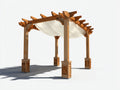 Pavillon Holz 400x300x260 cm - Naturholz - Klassisches Gartendesign