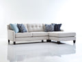 Ecksofa Stoffbezug 280x200x78 cm - Beige - Modernes Design