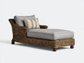 Sonnenliege Polyrattan 220x85x80 cm - Braun und Grau - Modernes Gartendesign