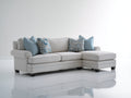Ecksofa Stoff 290x180x85 cm - Beige - Modernes Ecksofa mit weicher Polsterung