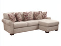 Ecksofa Stoffbezug 290x210x82 cm - Beige - Modernes Design