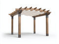 Pavillon Holzrahmen 300x300x240 cm - Braun - Gartenpavillon mit Überdachung